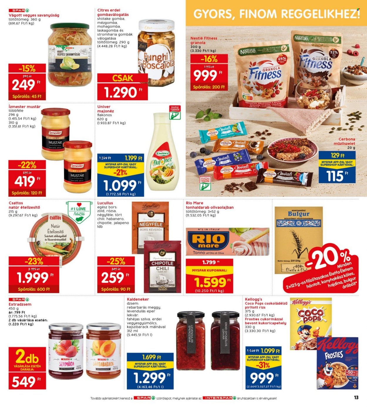 INTERSPAR akciós újságok - 2022.10.13 - 2022.10.19. Oldal 19