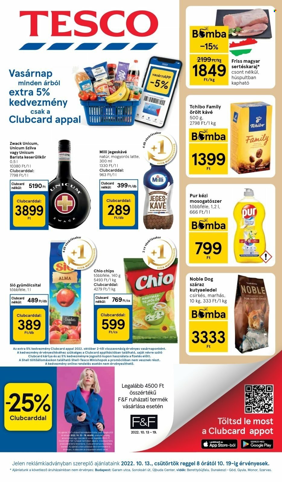 TESCO akciós újságok - 2022.10.13 - 2022.10.19. Oldal 1