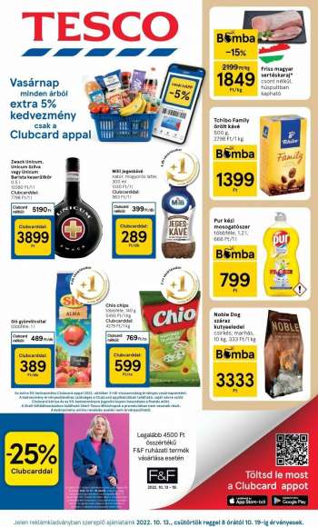 Újság TESCO - 2022.10.13 - 2022.10.19.