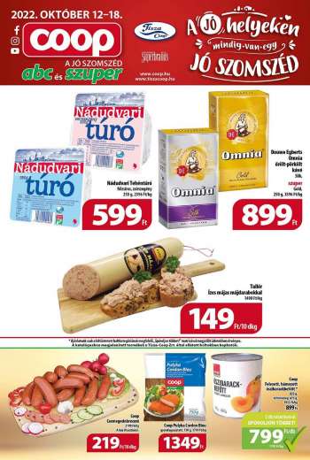 Újság Coop - 2022.10.12 - 2022.10.18.