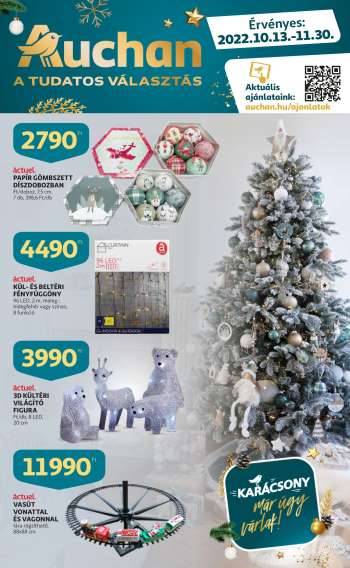 Újság Auchan - 2022.10.13 - 2022.11.30.