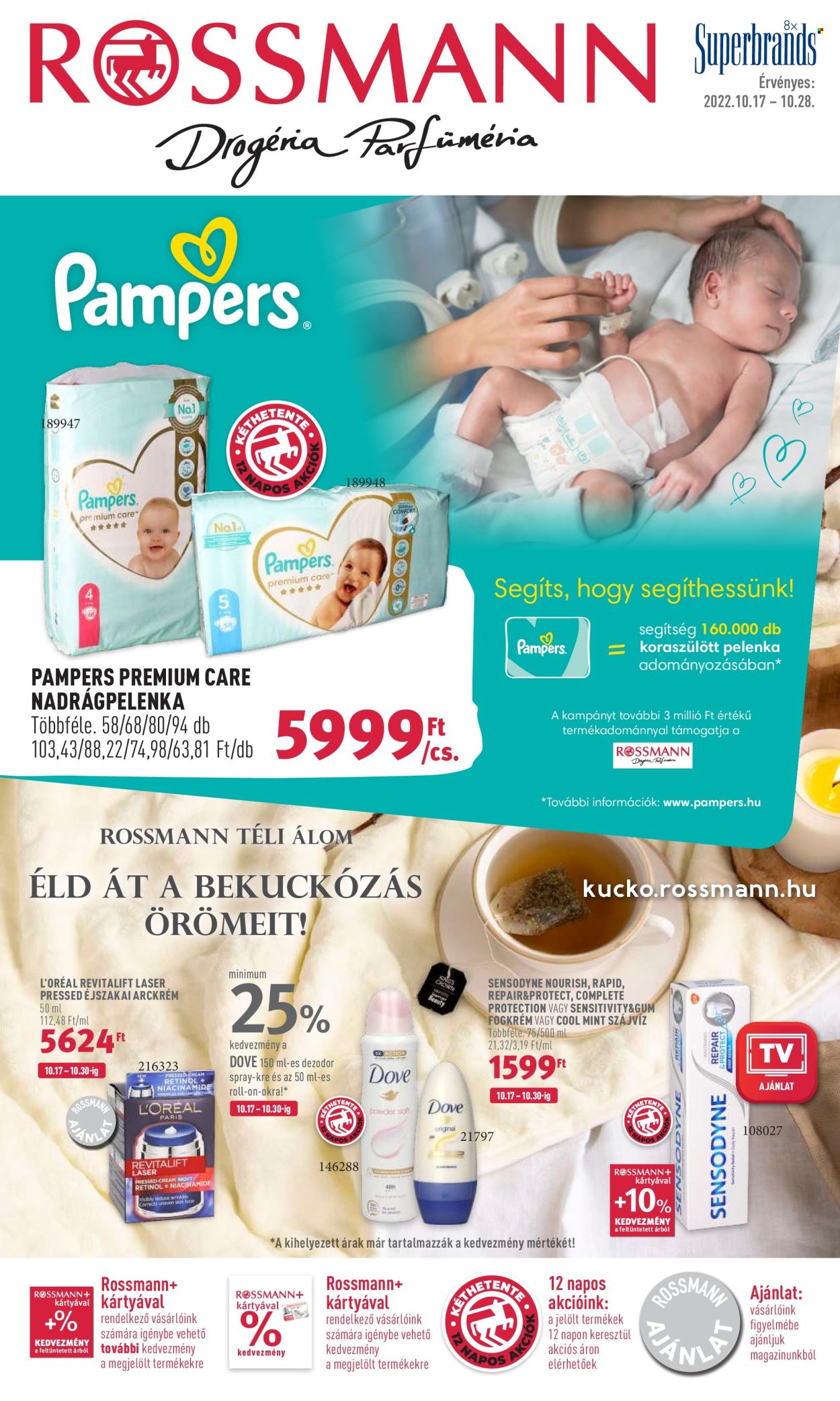 Rossmann akciós újságok - 2022.10.17 - 2022.10.28. Oldal 1