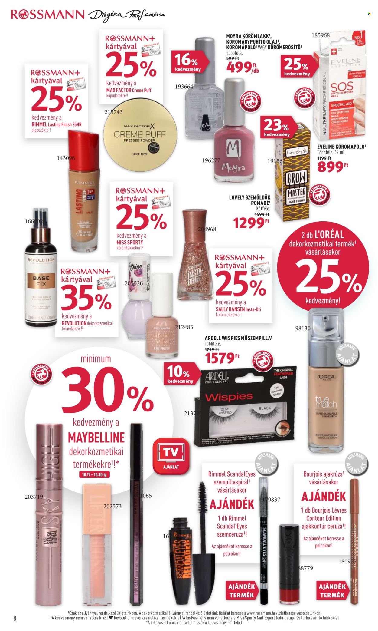 Rossmann akciós újságok - 2022.10.17 - 2022.10.28. Oldal 8