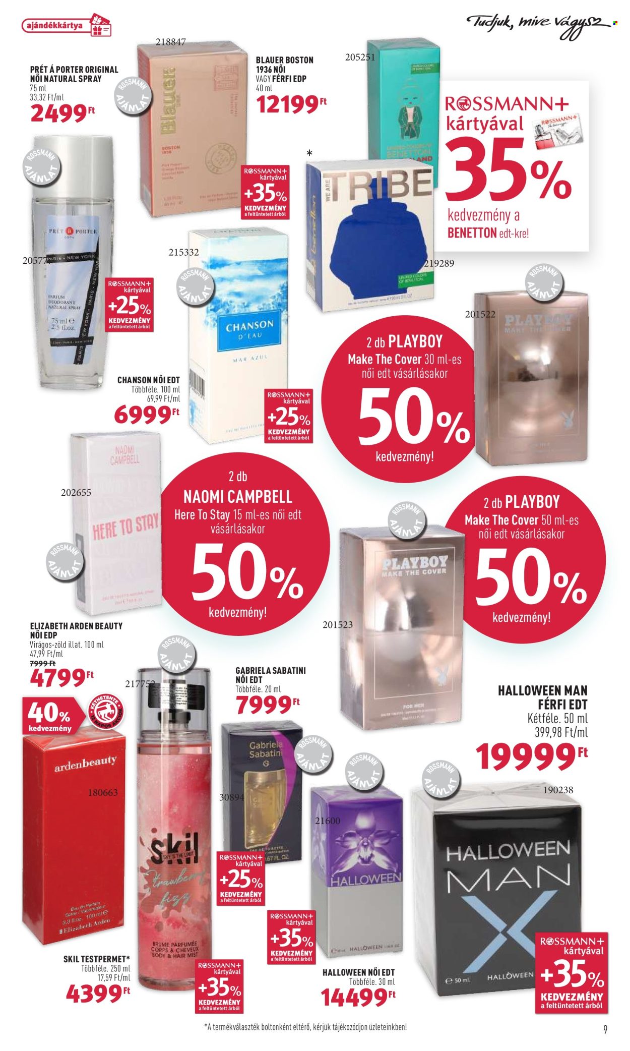 Rossmann akciós újságok - 2022.10.17 - 2022.10.28. Oldal 9