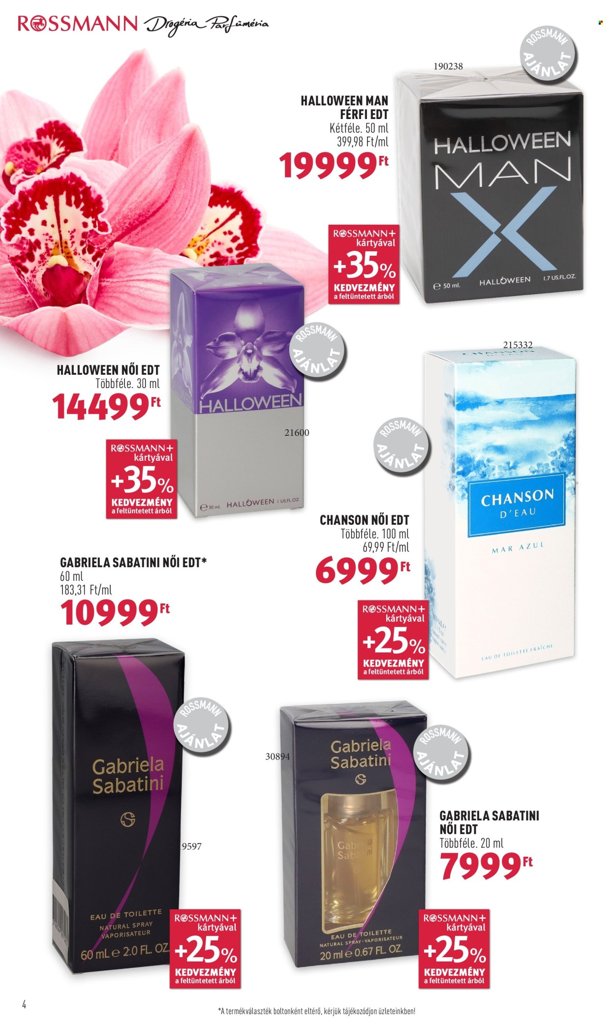 Rossmann akciós újságok - 2022.10.17 - 2022.10.28. Oldal 4