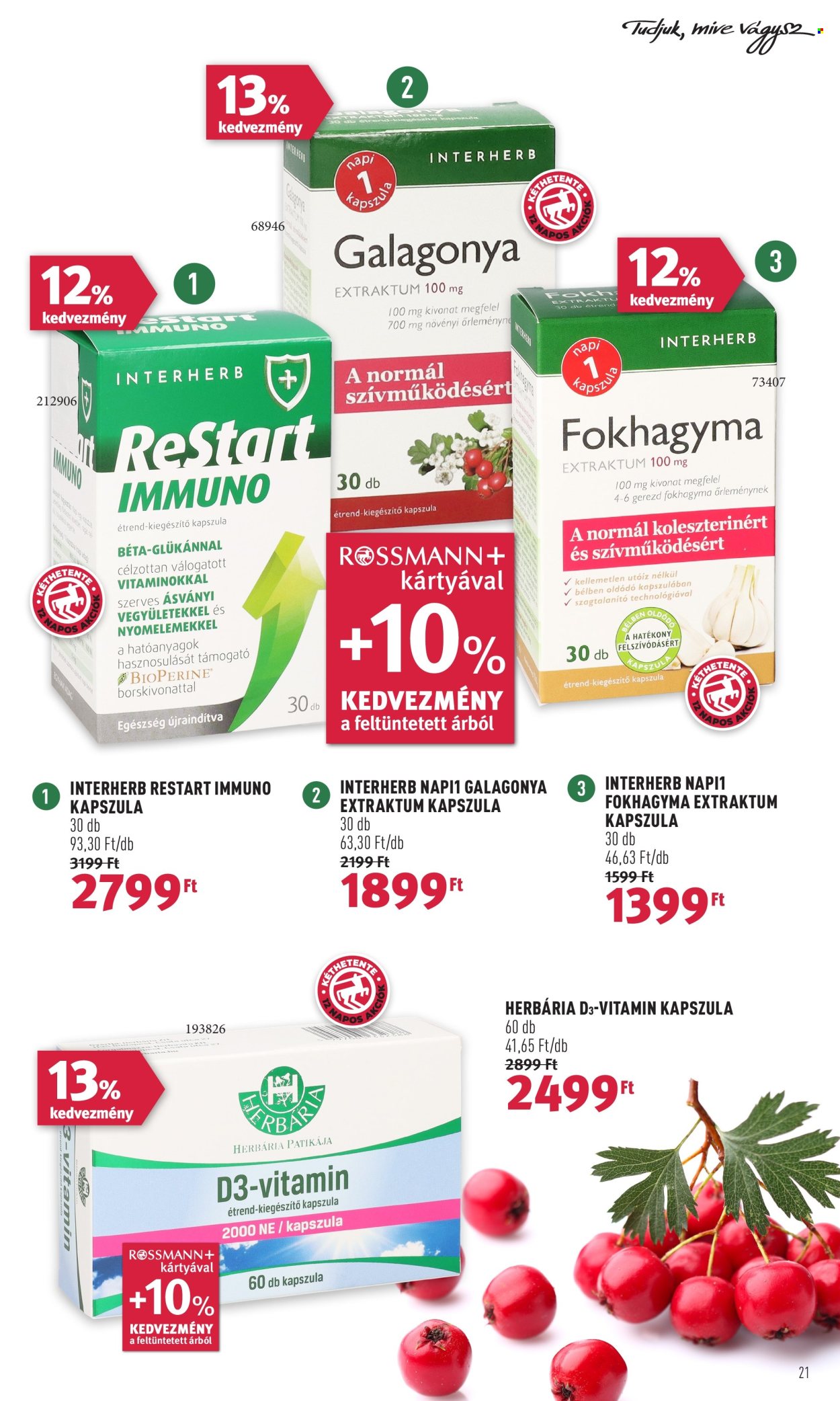 Rossmann akciós újságok - 2022.10.17 - 2022.10.28. Oldal 21