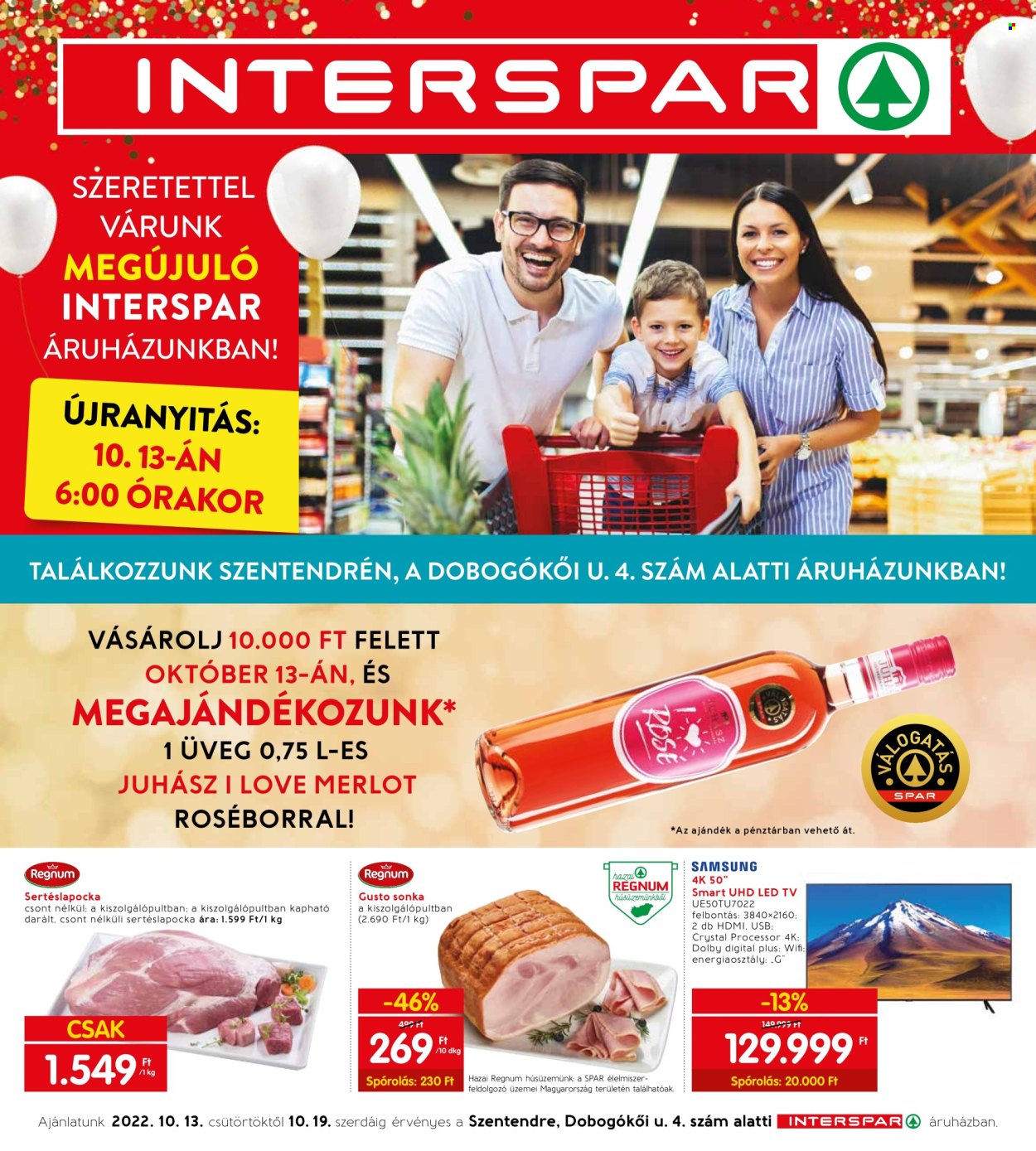 INTERSPAR akciós újságok - 2022.10.13 - 2022.10.19. Oldal 1