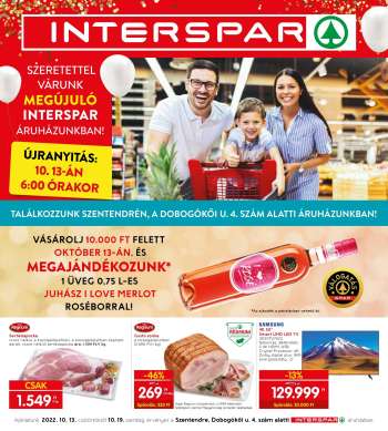 Újság INTERSPAR - 2022.10.13 - 2022.10.19.
