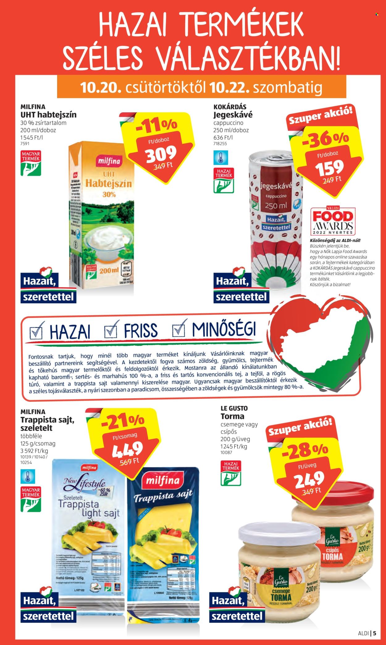 Aldi akciós újságok - 2022.10.20 - 2022.10.26. Oldal 5