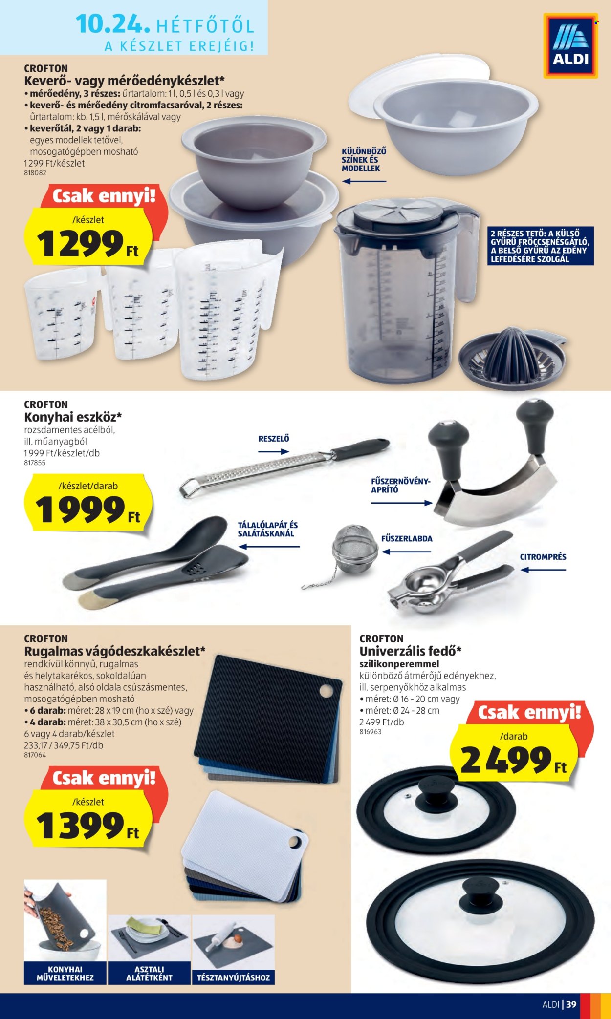 Aldi akciós újságok - 2022.10.20 - 2022.10.26. Oldal 39