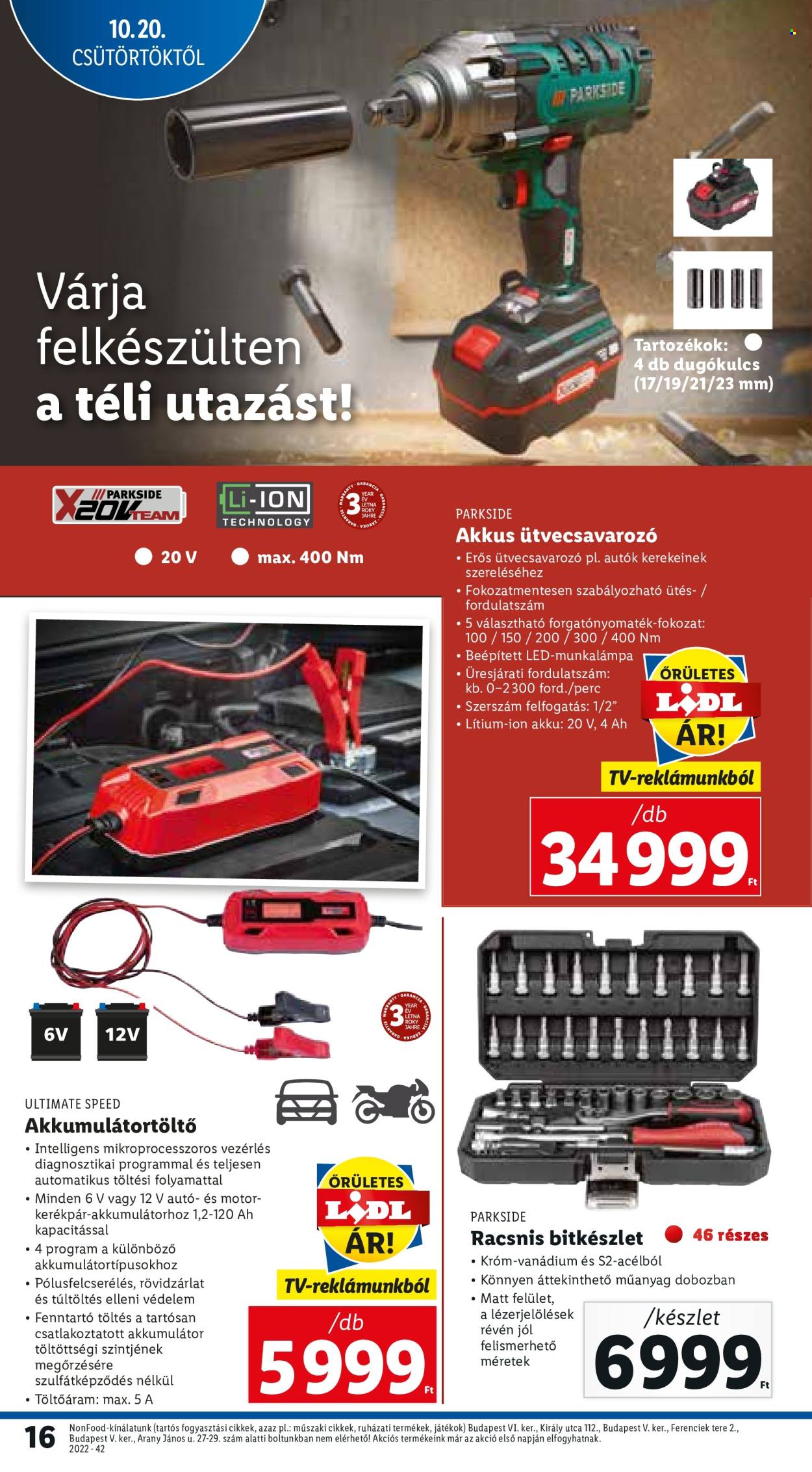 Lidl akciós újságok - 2022.10.20 - 2022.10.26. Oldal 16