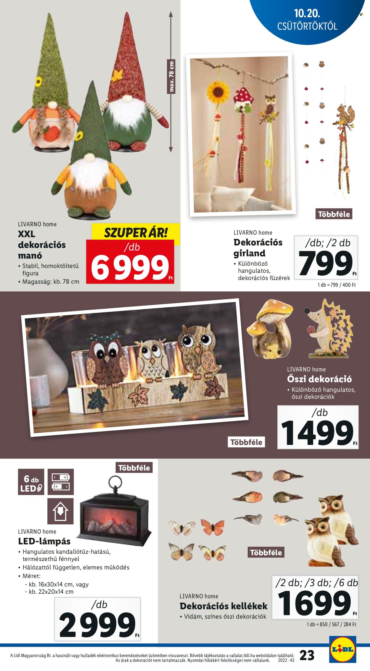 Lidl akciós újságok - 2022.10.20 - 2022.10.26. Oldal 23