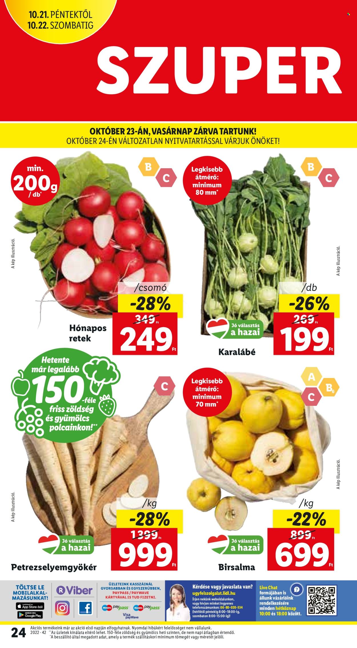 Lidl akciós újságok - 2022.10.20 - 2022.10.26. Oldal 24
