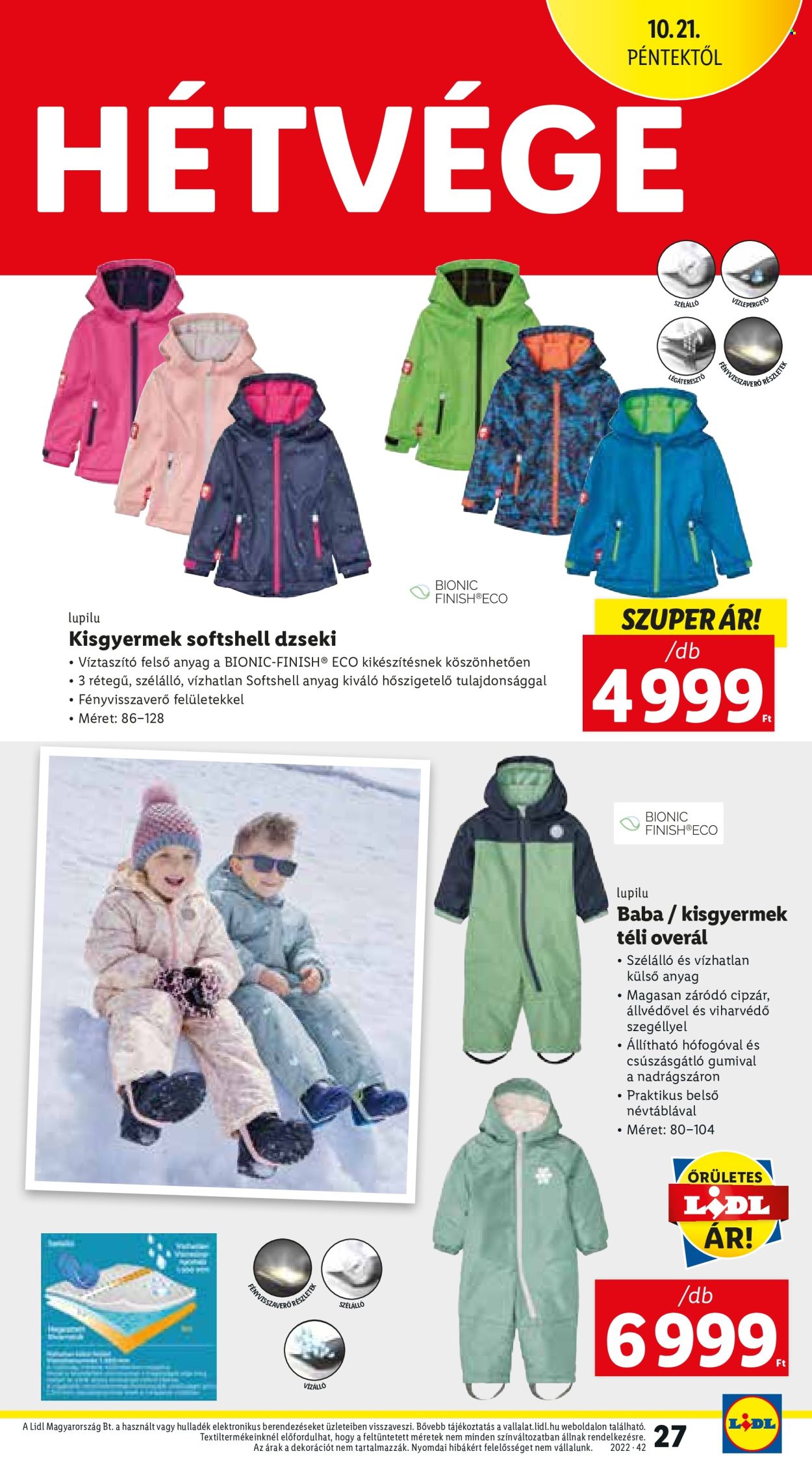 Lidl akciós újságok - 2022.10.20 - 2022.10.26. Oldal 27