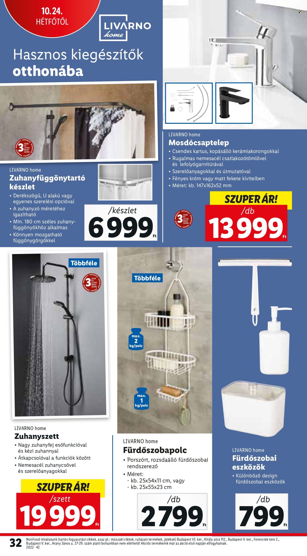 Lidl akciós újságok - 2022.10.20 - 2022.10.26. Oldal 32