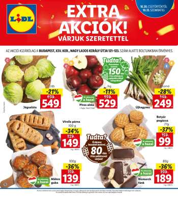Újság Lidl - 2022.10.20 - 2022.10.22.