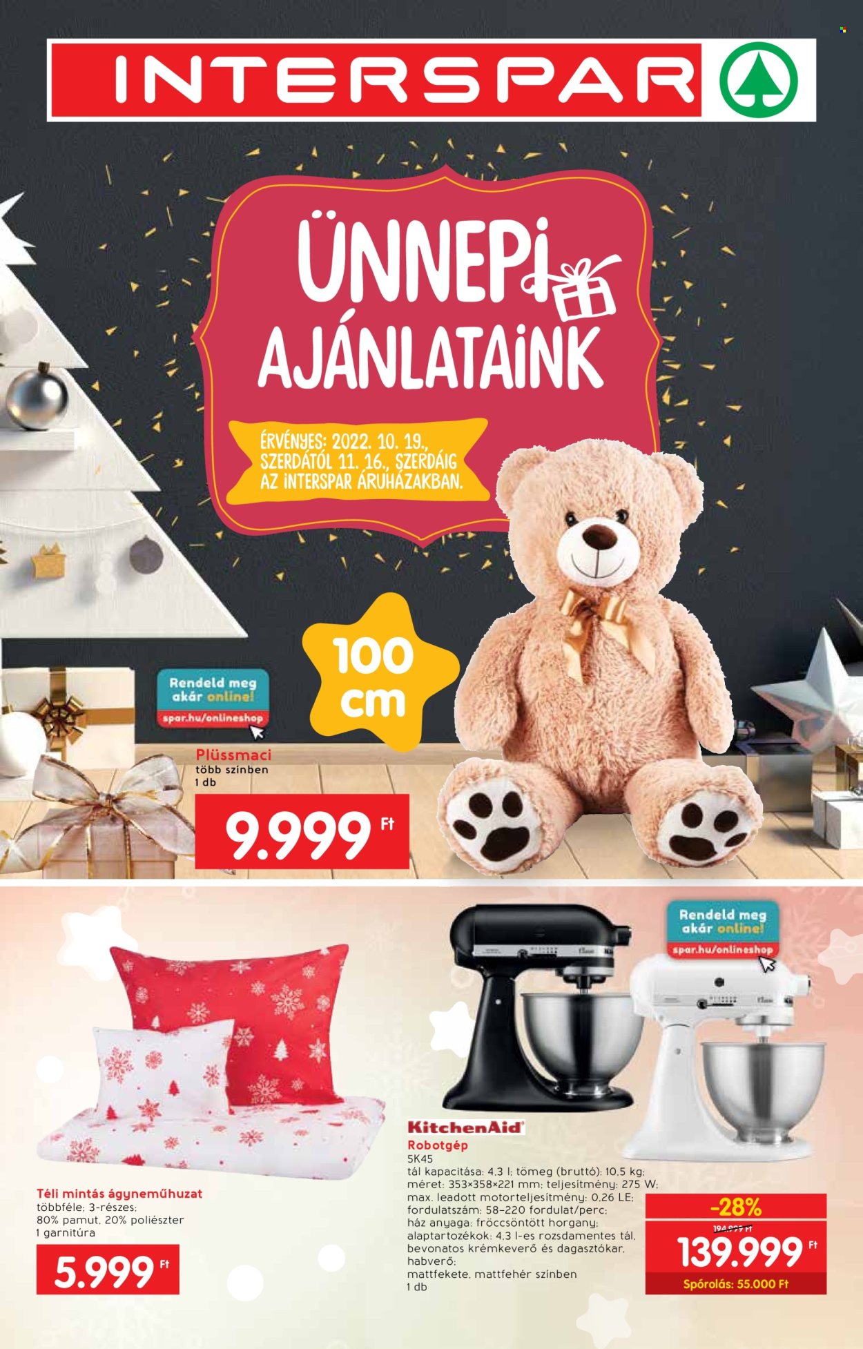 INTERSPAR akciós újságok - 2022.10.19 - 2022.11.16. Oldal 1