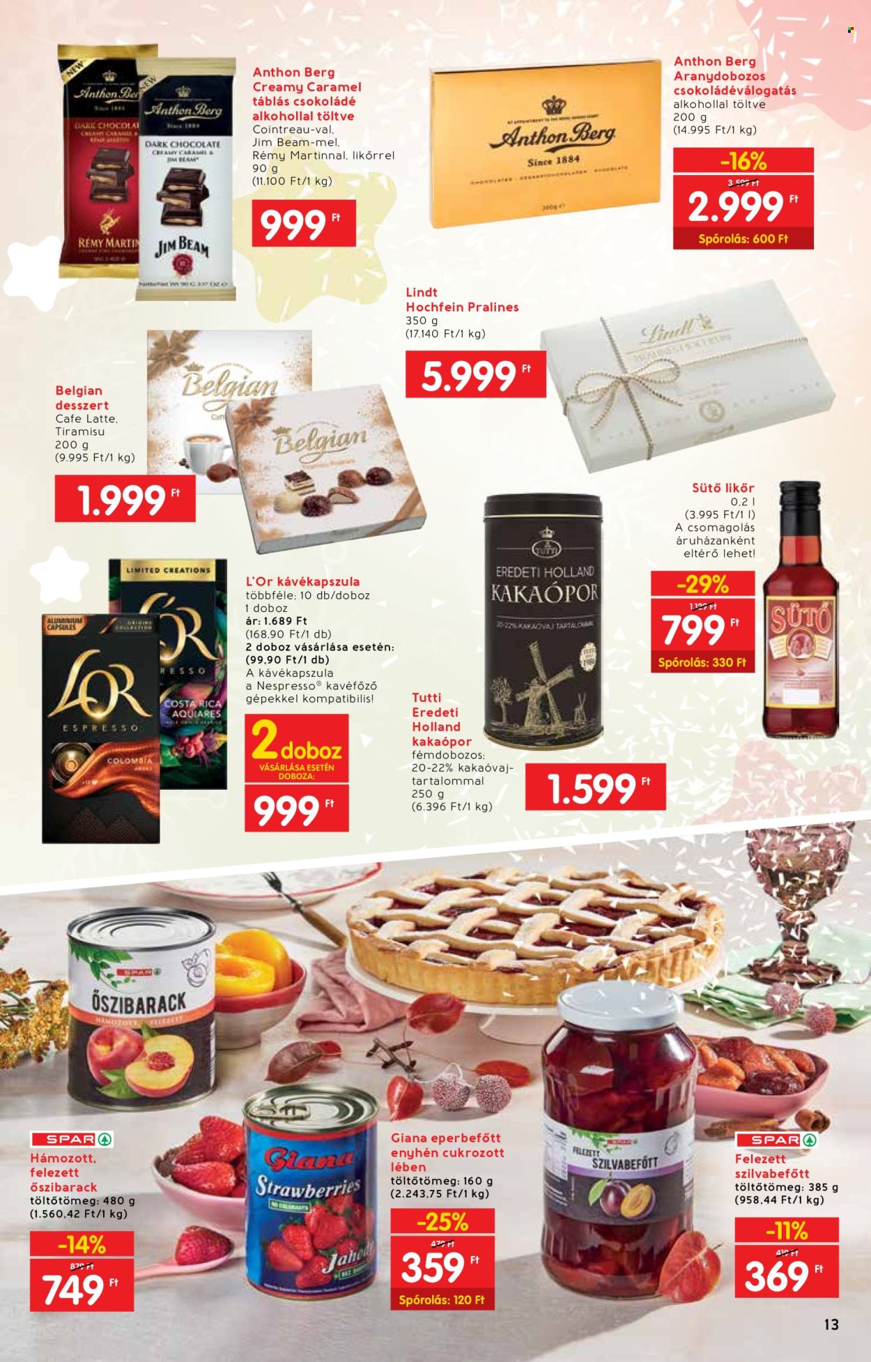 INTERSPAR akciós újságok - 2022.10.19 - 2022.11.16. Oldal 13