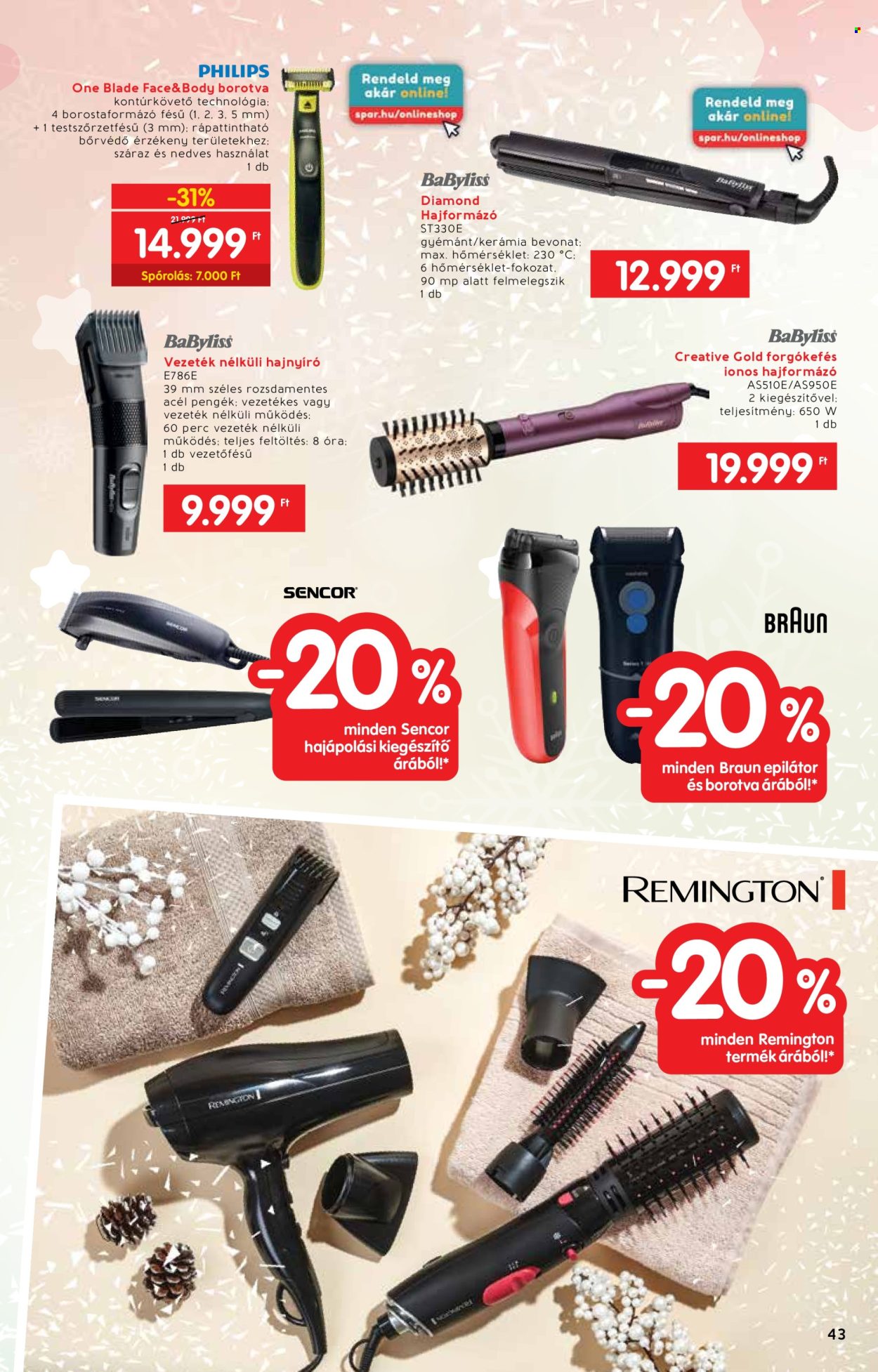 INTERSPAR akciós újságok - 2022.10.19 - 2022.11.16. Oldal 43