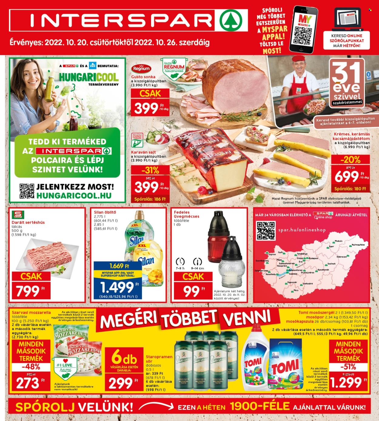 INTERSPAR akciós újságok - 2022.10.20 - 2022.10.26. Oldal 1