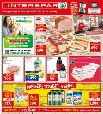 Újság INTERSPAR - 2022.10.20 - 2022.10.26.