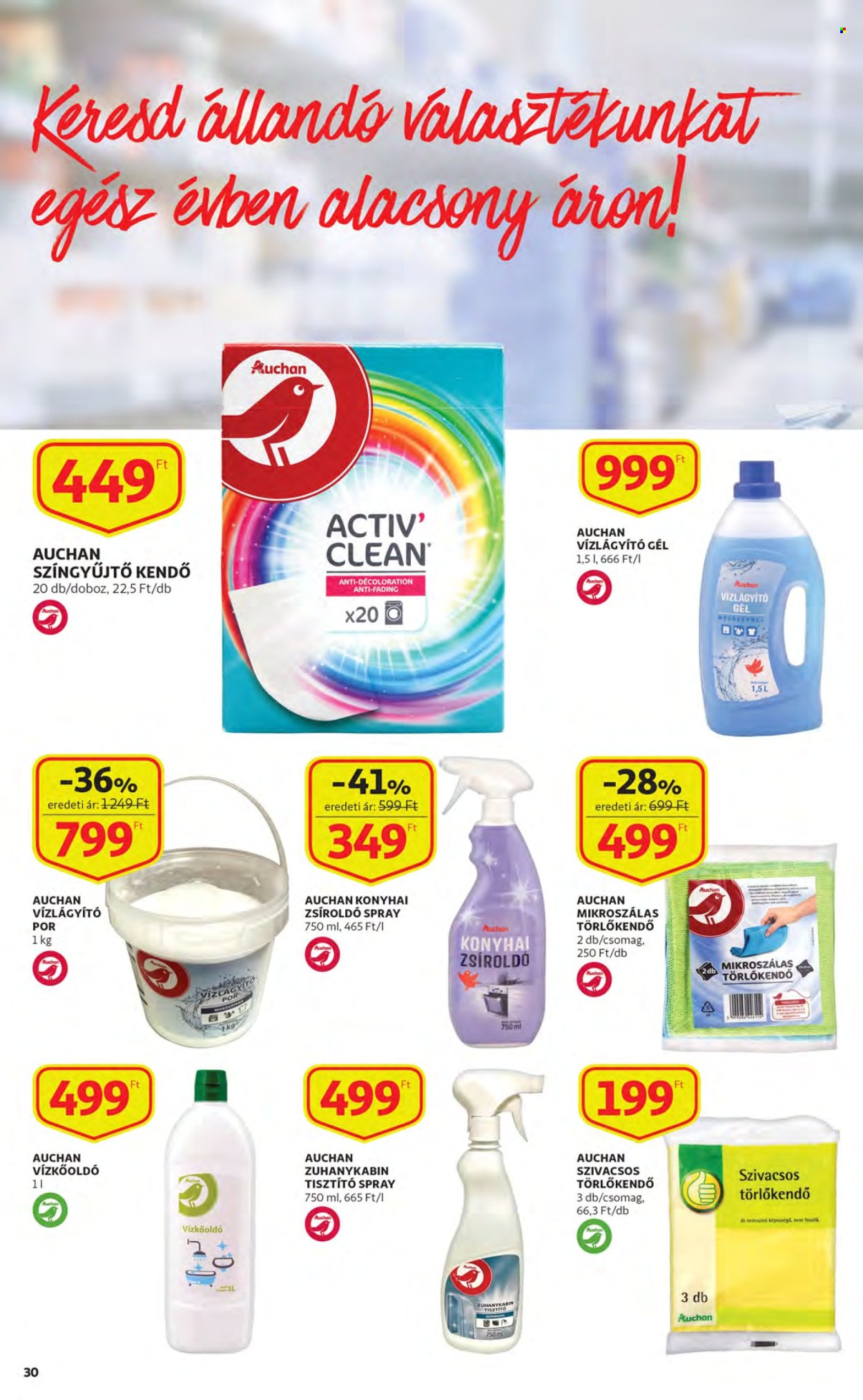 Auchan akciós újságok - 2022.10.20 - 2022.10.26. Oldal 30
