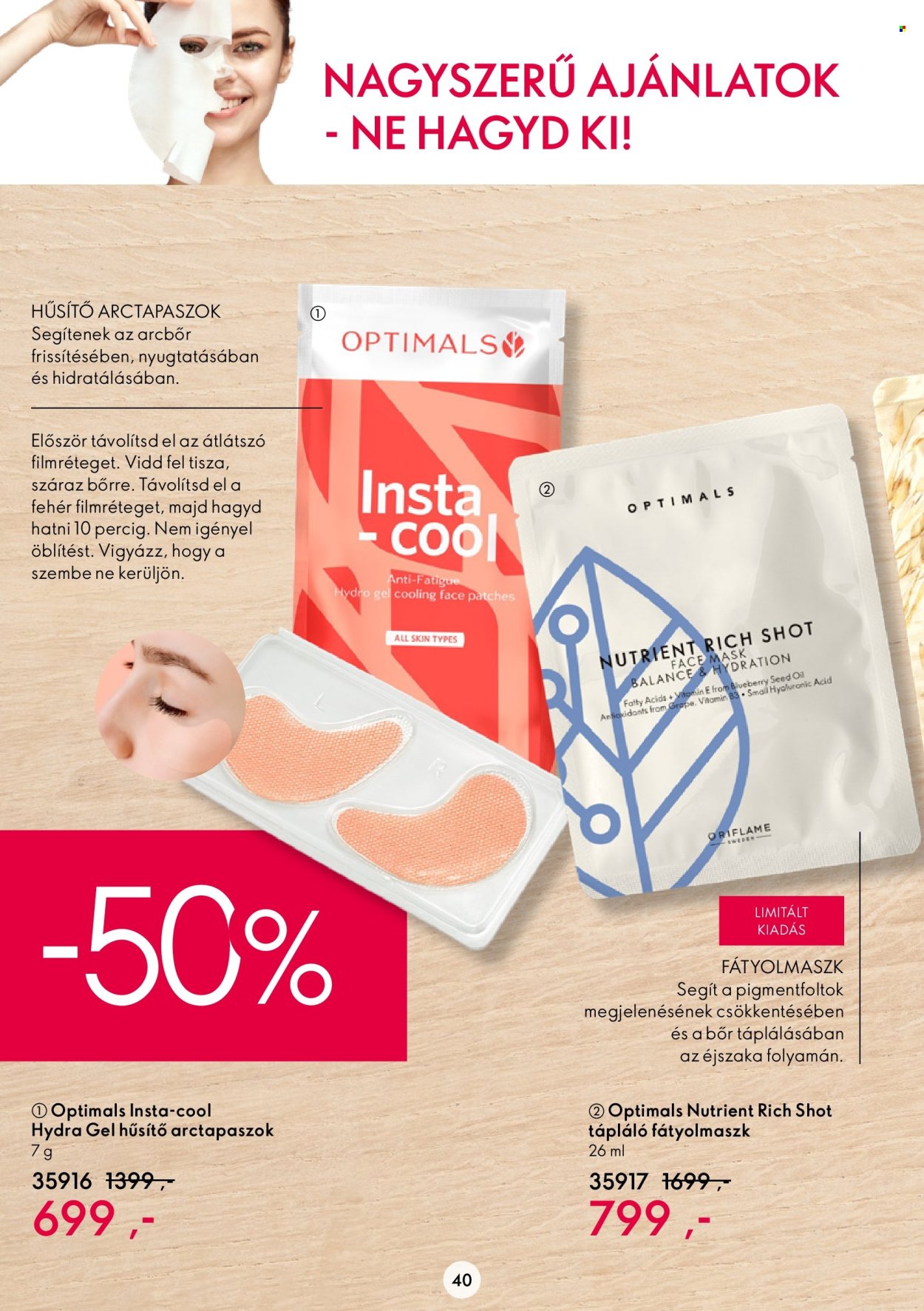 Oriflame akciós újságok - 2022.10.19 - 2022.11.04. Oldal 40