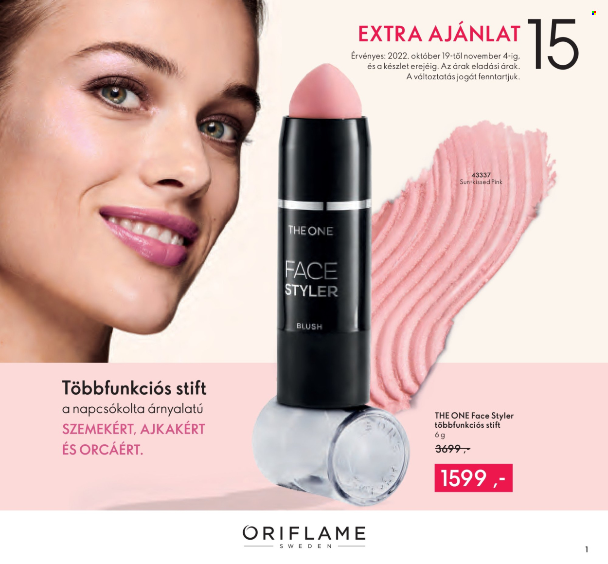Oriflame akciós újságok - 2022.10.19 - 2022.11.04. Oldal 1