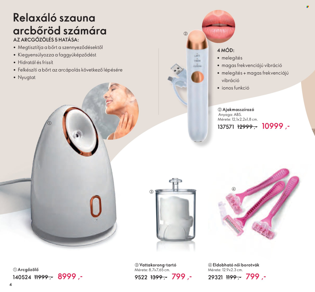Oriflame akciós újságok - 2022.10.19 - 2022.11.04. Oldal 4