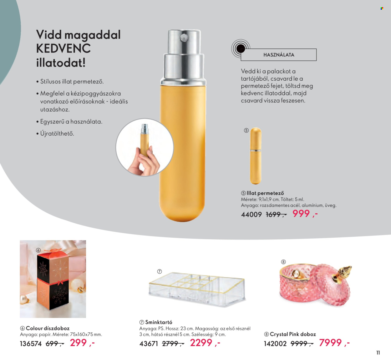 Oriflame akciós újságok - 2022.10.19 - 2022.11.04. Oldal 11