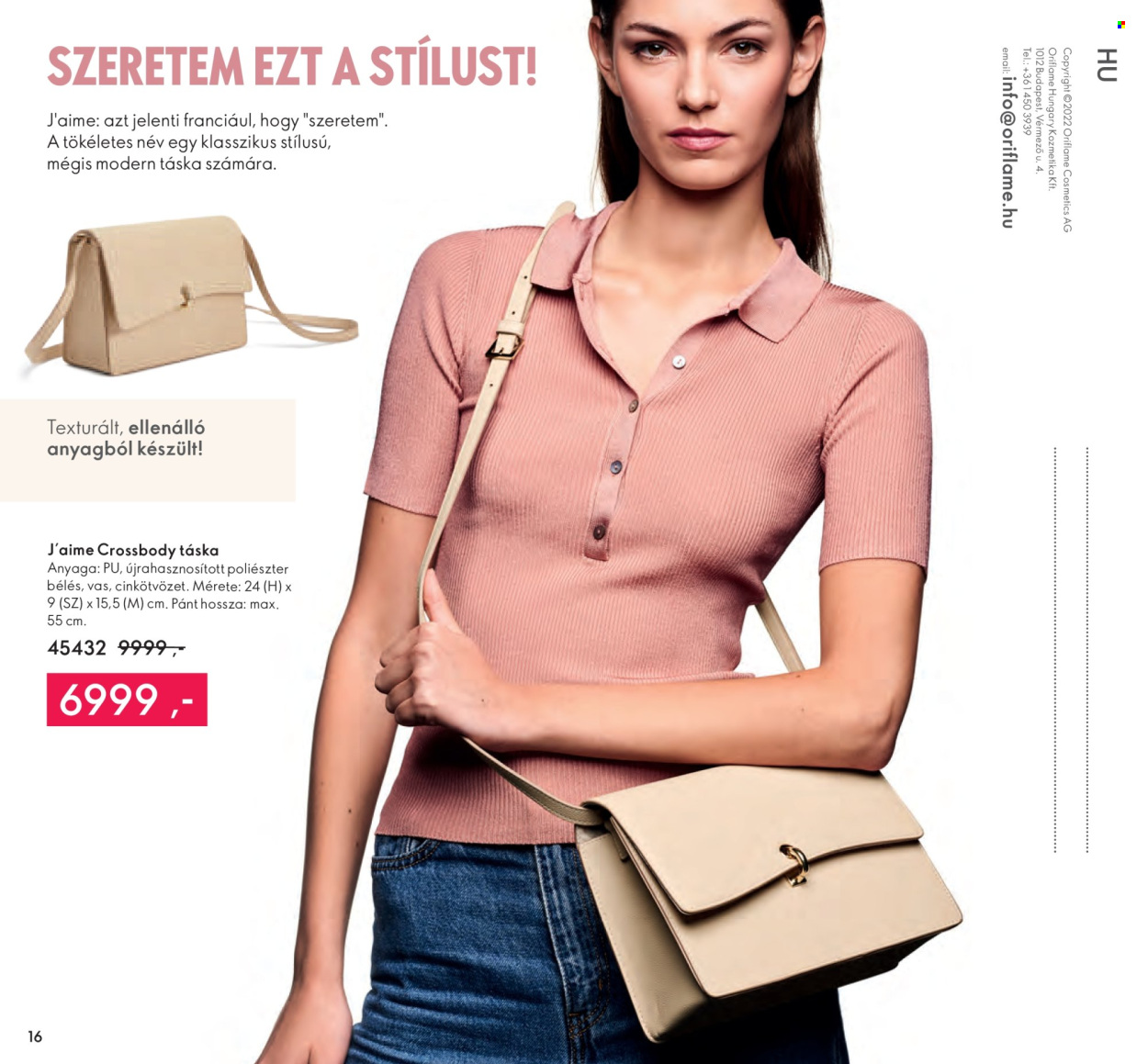 Oriflame akciós újságok - 2022.10.19 - 2022.11.04. Oldal 16