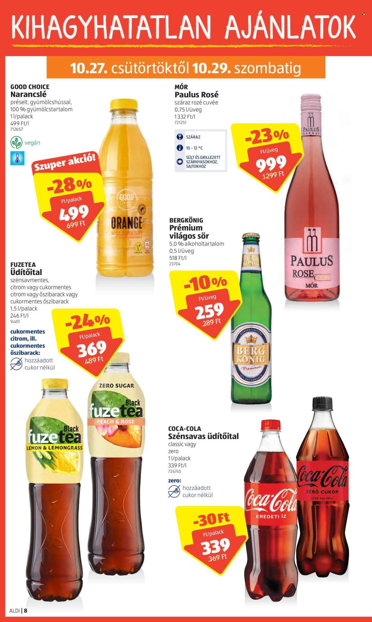 Aldi akciós újságok - 2022.10.27 - 2022.11.02. Oldal 8