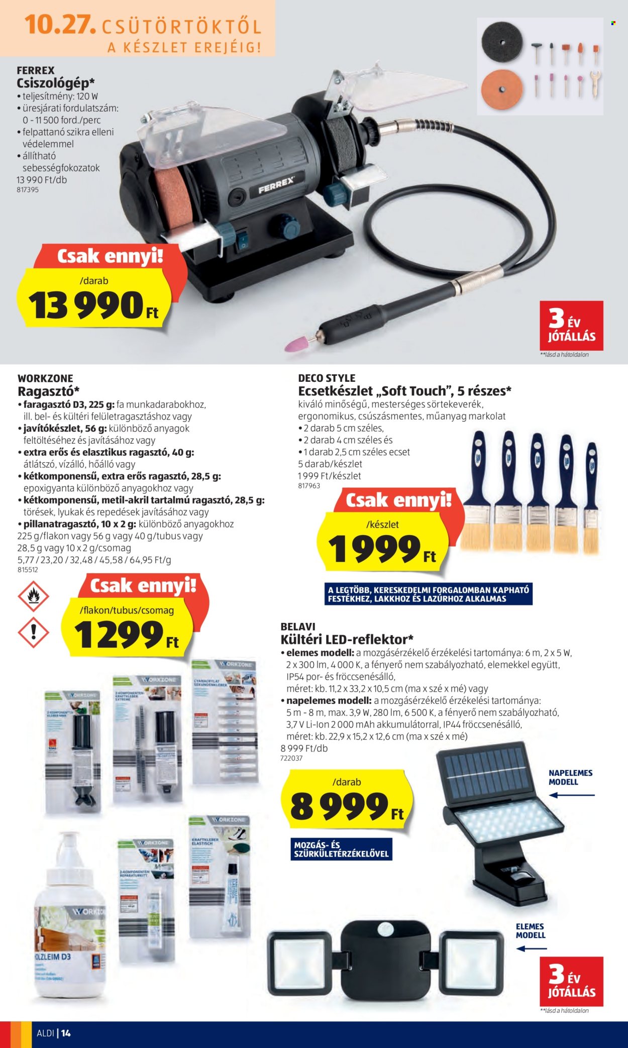 Aldi akciós újságok - 2022.10.27 - 2022.11.02. Oldal 14
