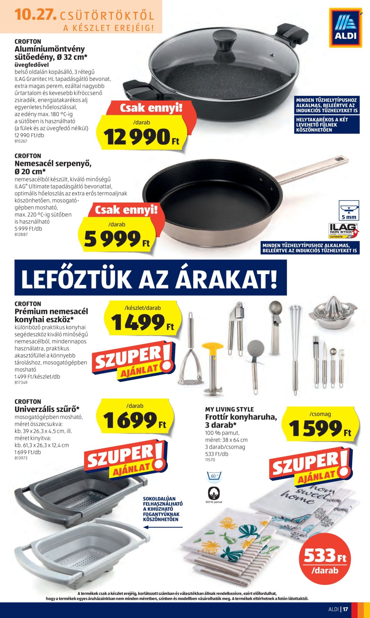 Aldi akciós újságok - 2022.10.27 - 2022.11.02. Oldal 17