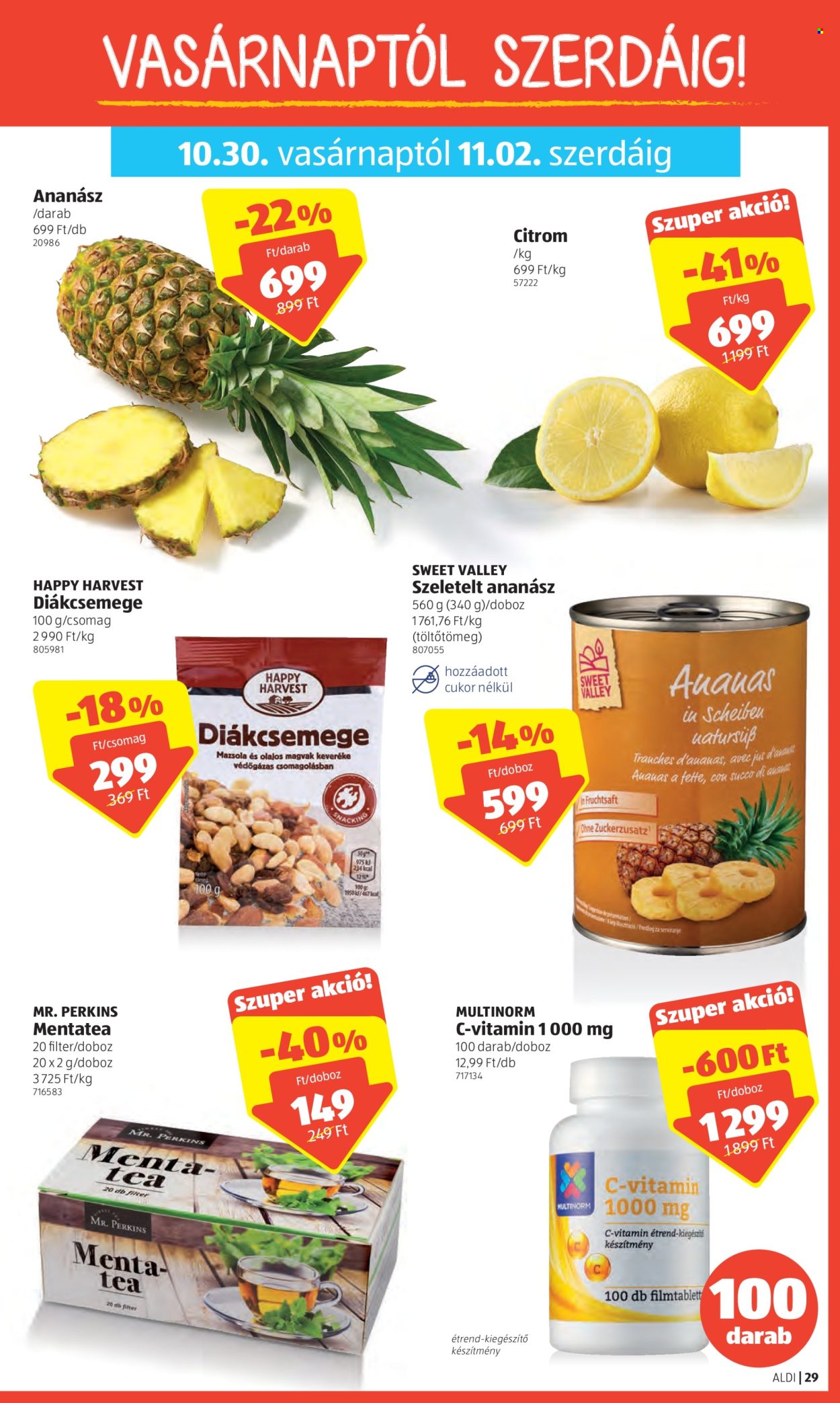 Aldi akciós újságok - 2022.10.27 - 2022.11.02. Oldal 29