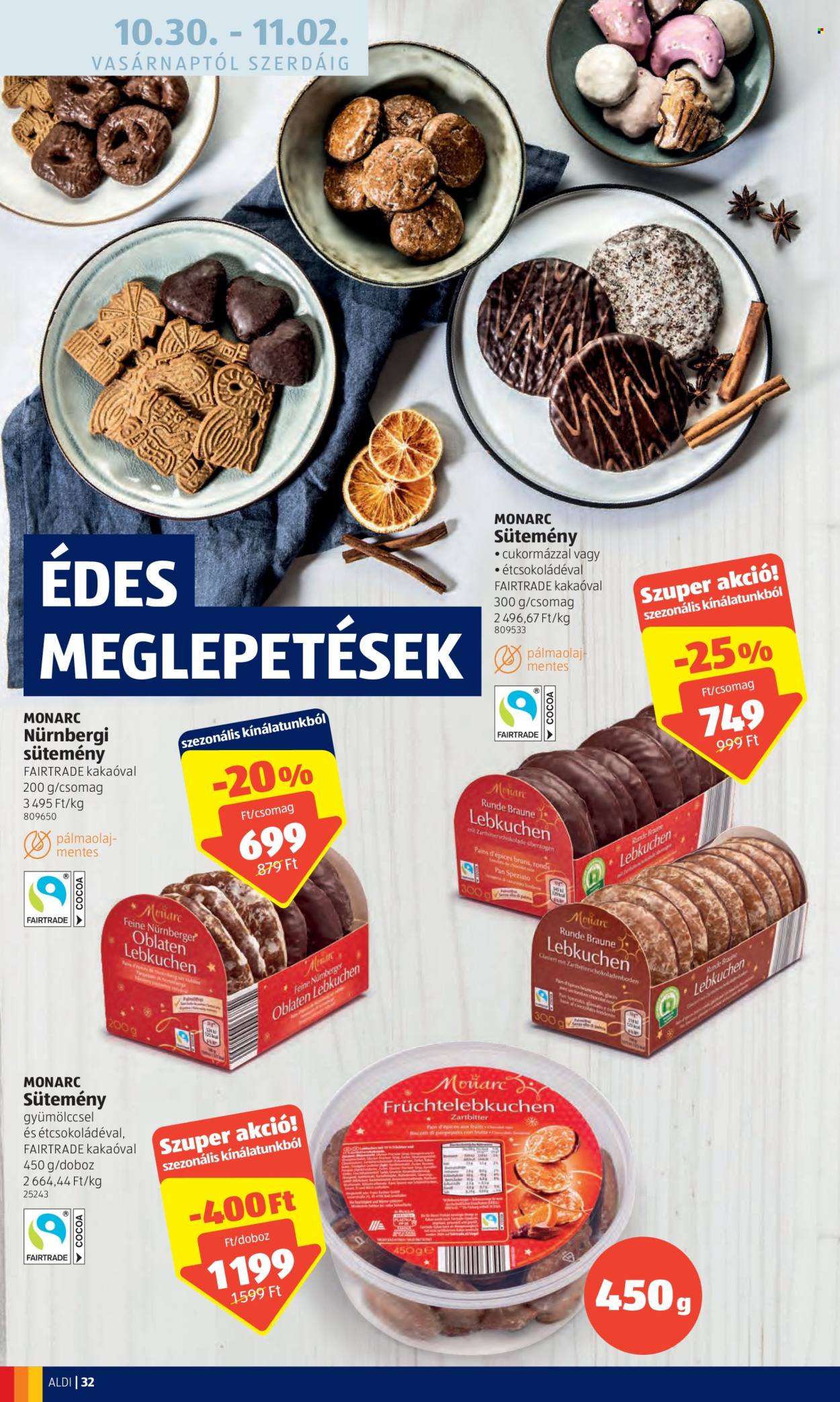 Aldi akciós újságok - 2022.10.27 - 2022.11.02. Oldal 32