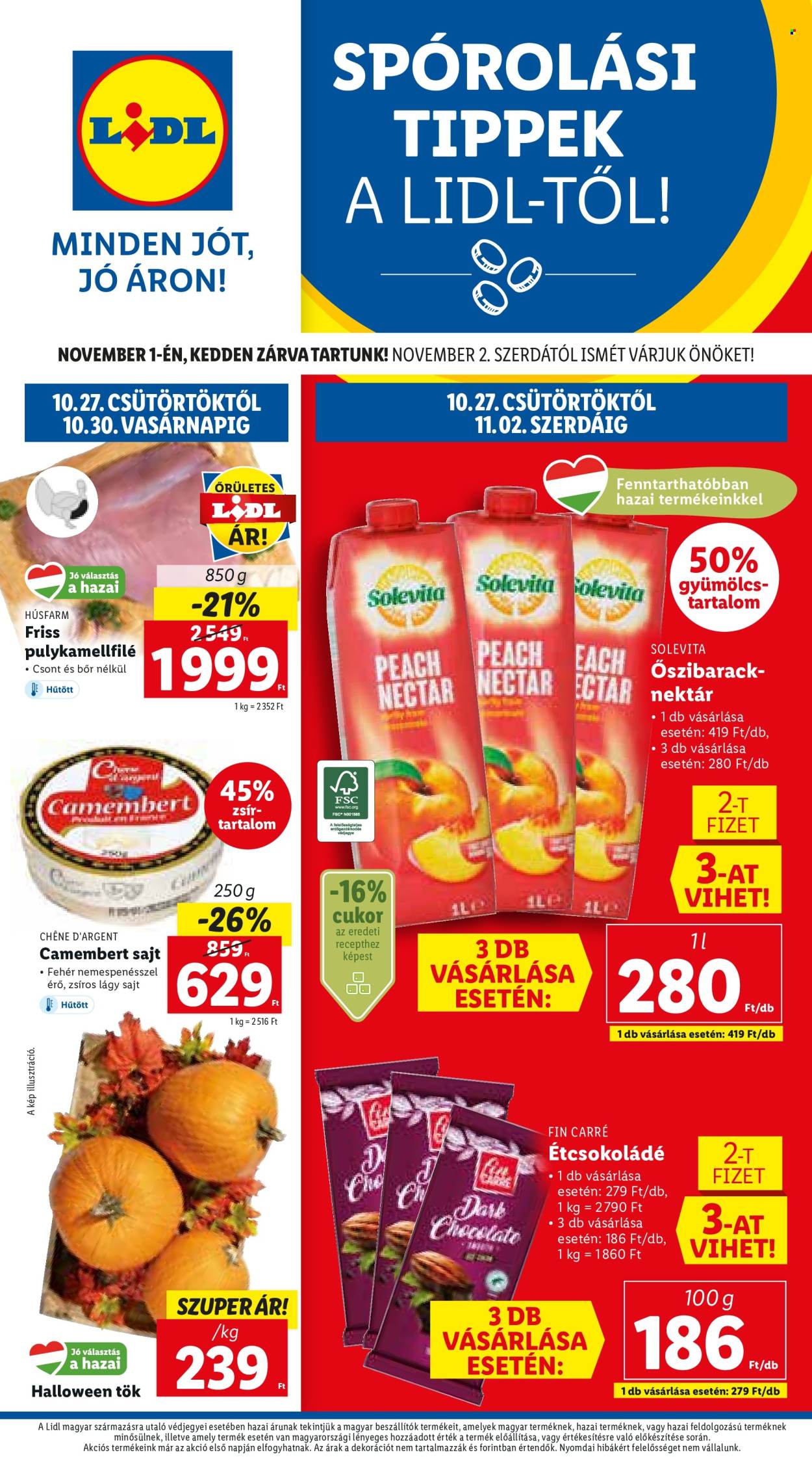 Lidl akciós újságok - 2022.10.27 - 2022.11.02. Oldal 1