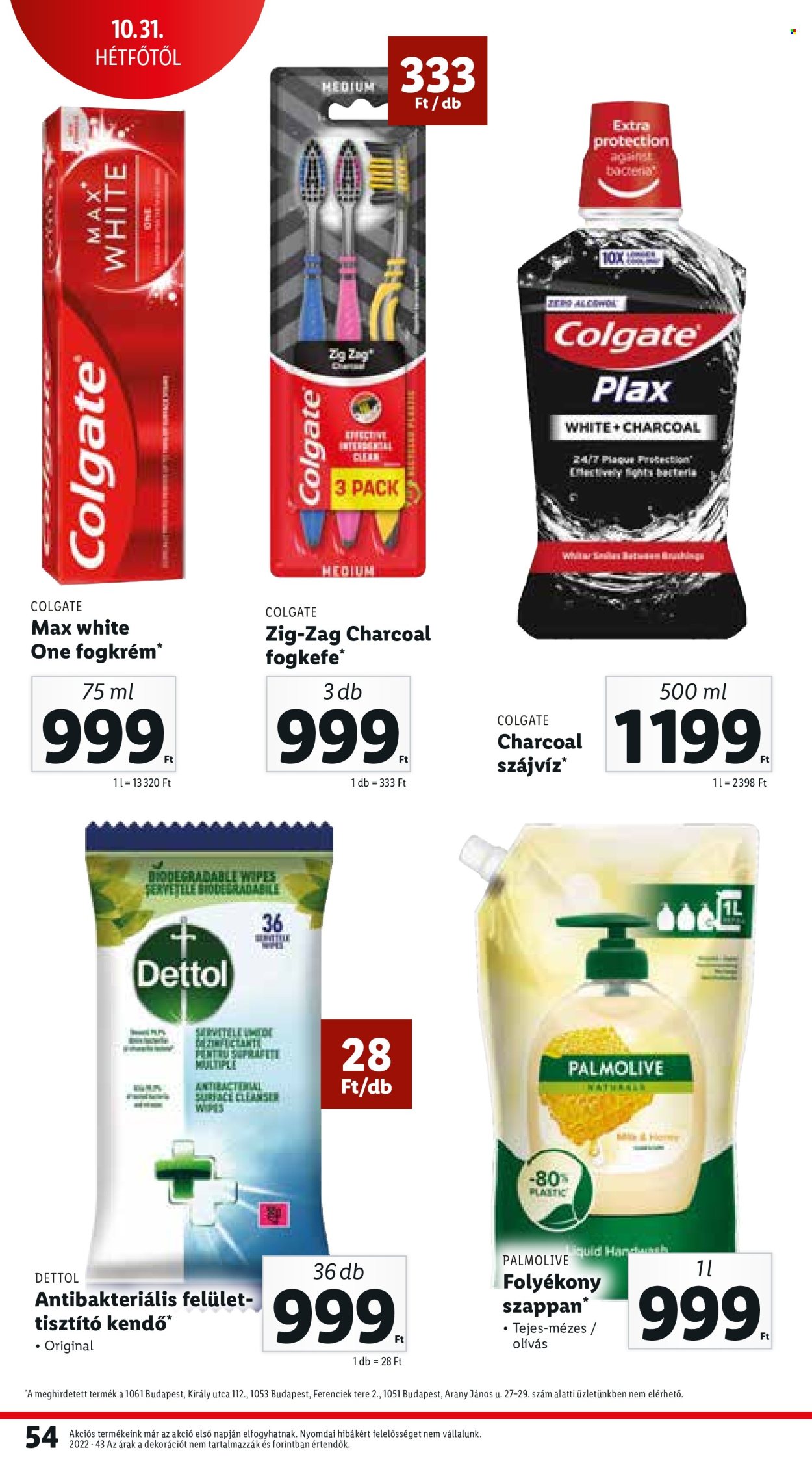 Lidl akciós újságok - 2022.10.27 - 2022.11.02. Oldal 54