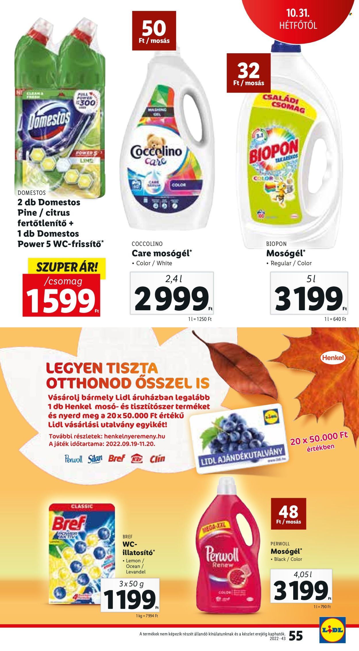 Lidl akciós újságok - 2022.10.27 - 2022.11.02. Oldal 55
