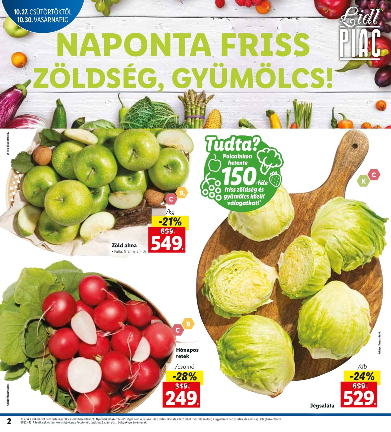 Lidl akciós újságok - 2022.10.27 - 2022.10.30. Oldal 2