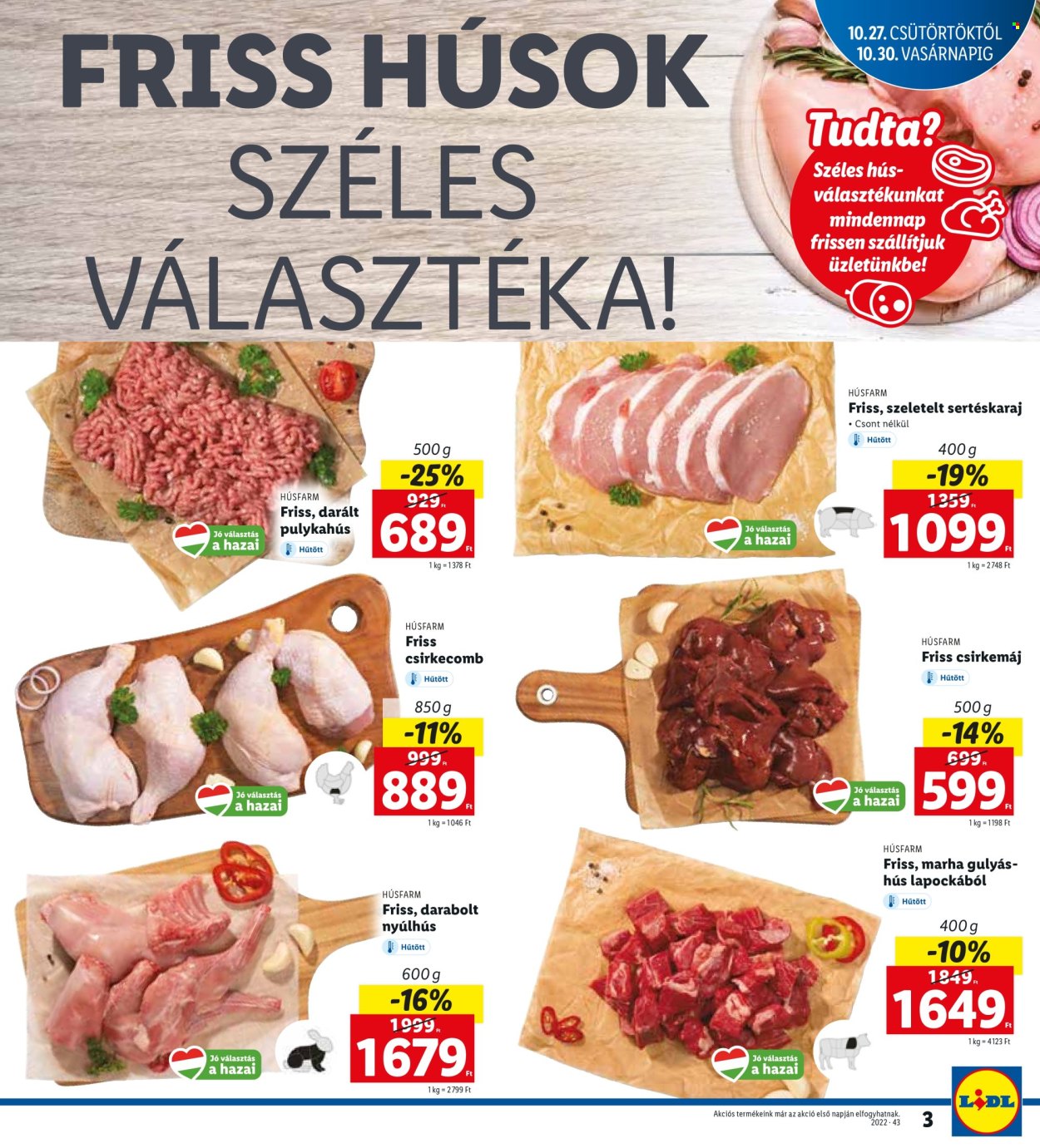 Lidl akciós újságok - 2022.10.27 - 2022.10.30. Oldal 3