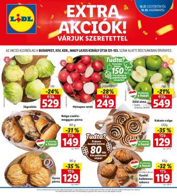 Újság Lidl - 2022.10.27 - 2022.10.30.