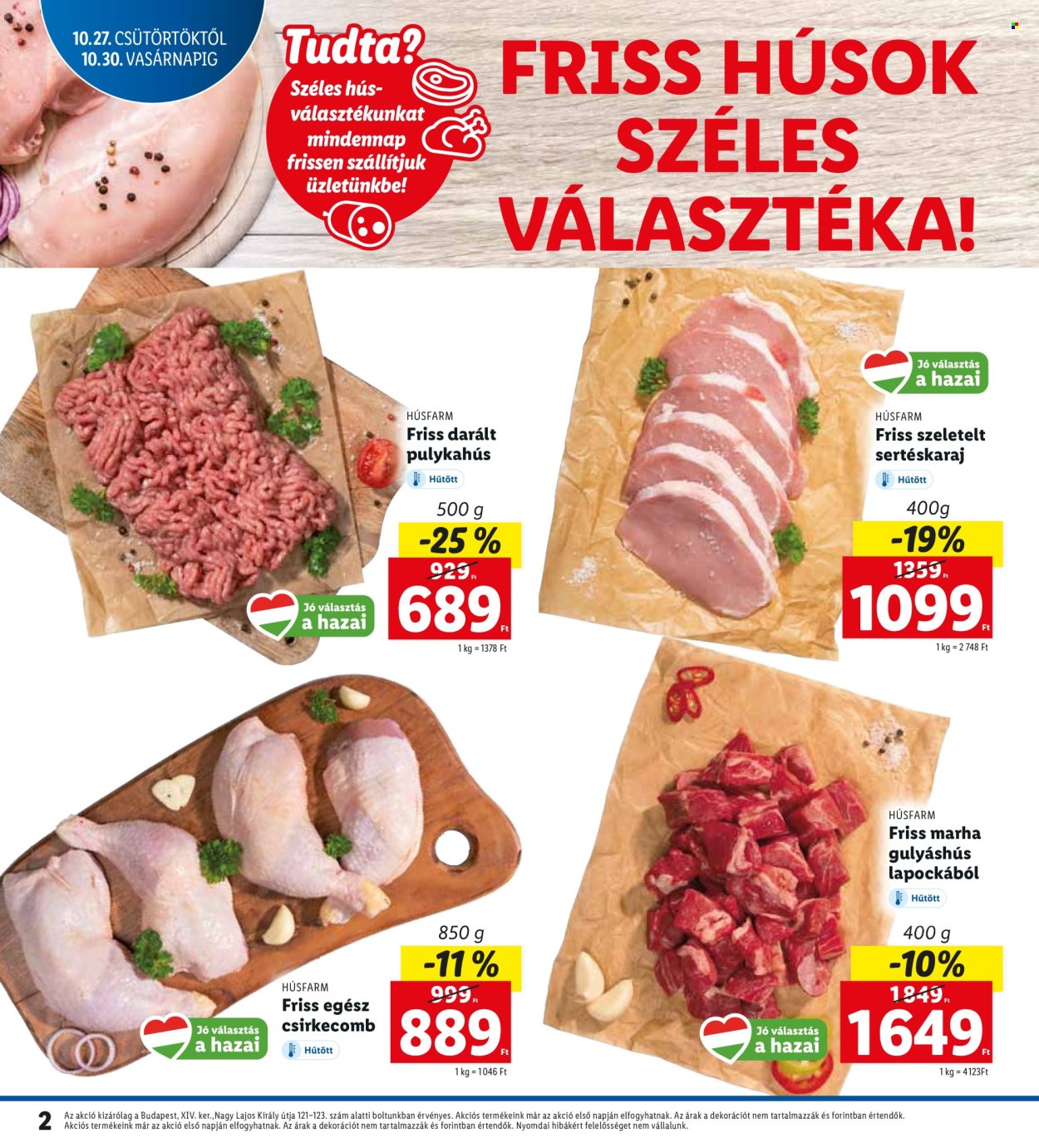 Lidl akciós újságok - 2022.10.27 - 2022.10.30. Oldal 2
