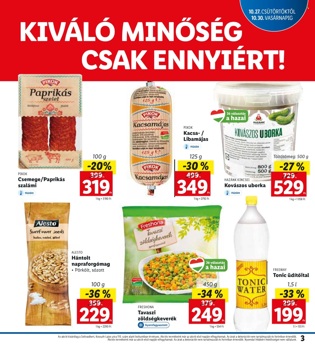 Lidl akciós újságok - 2022.10.27 - 2022.10.30. Oldal 3