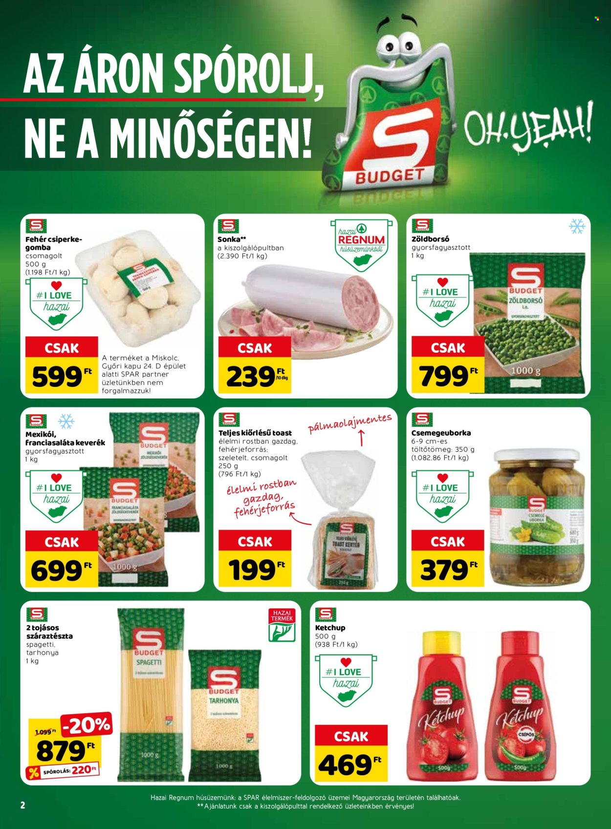SPAR akciós újságok - 2022.10.27 - 2022.11.02. Oldal 2