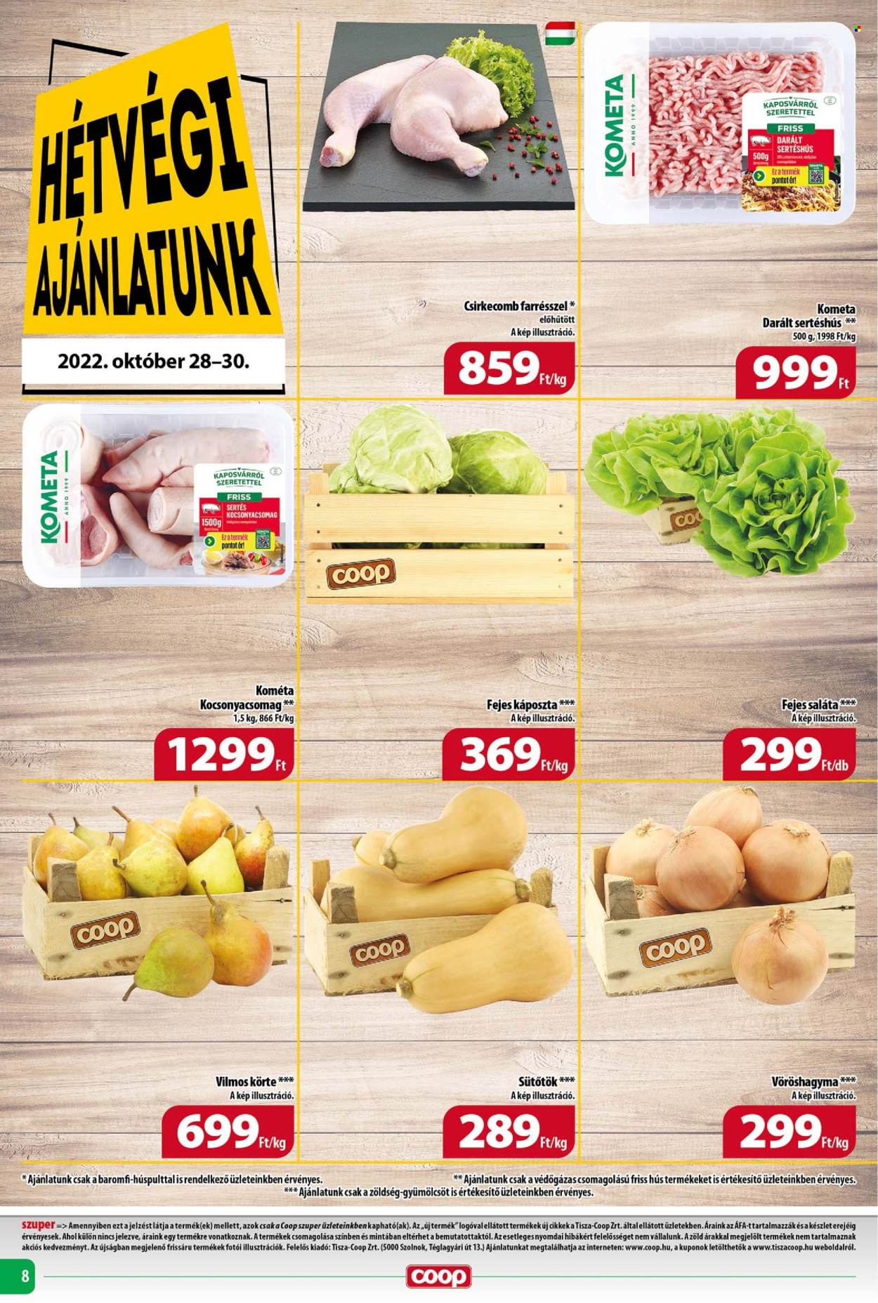 Coop akciós újságok - 2022.10.26 - 2022.10.31. Oldal 8