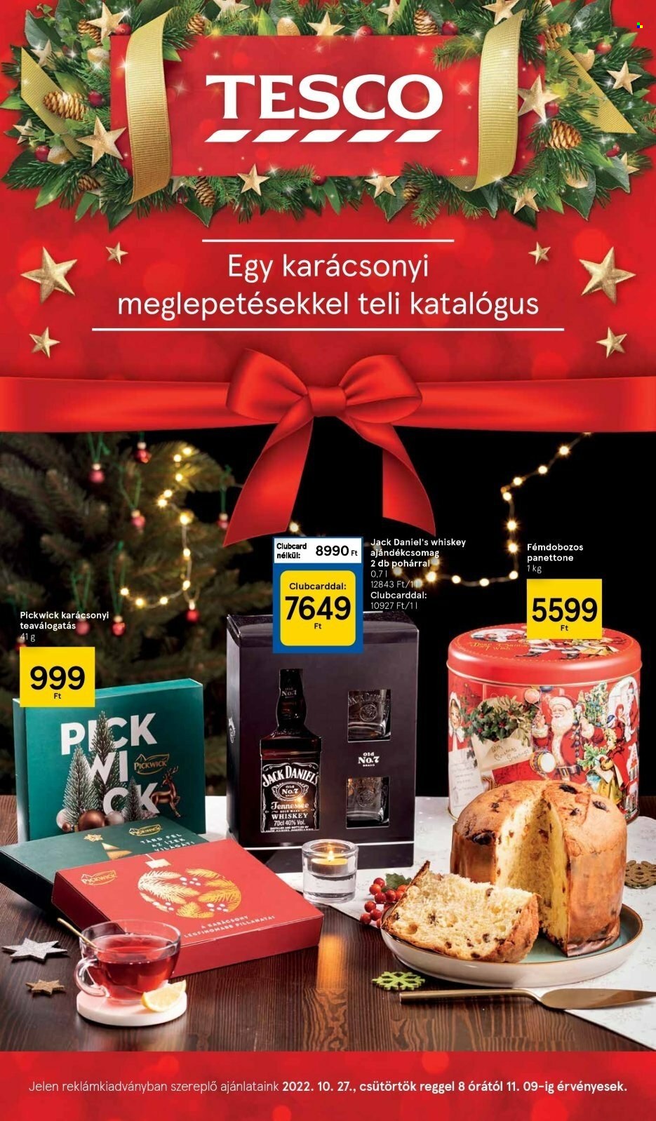 TESCO akciós újságok - 2022.10.27 - 2022.11.09. Oldal 1