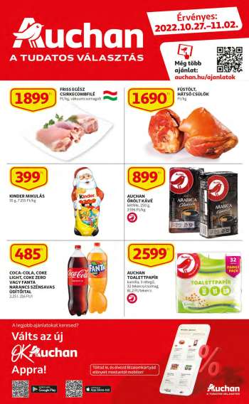Újság Auchan - 2022.10.27 - 2022.11.02.