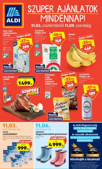 Újság Aldi - 2022.11.03 - 2022.11.09.