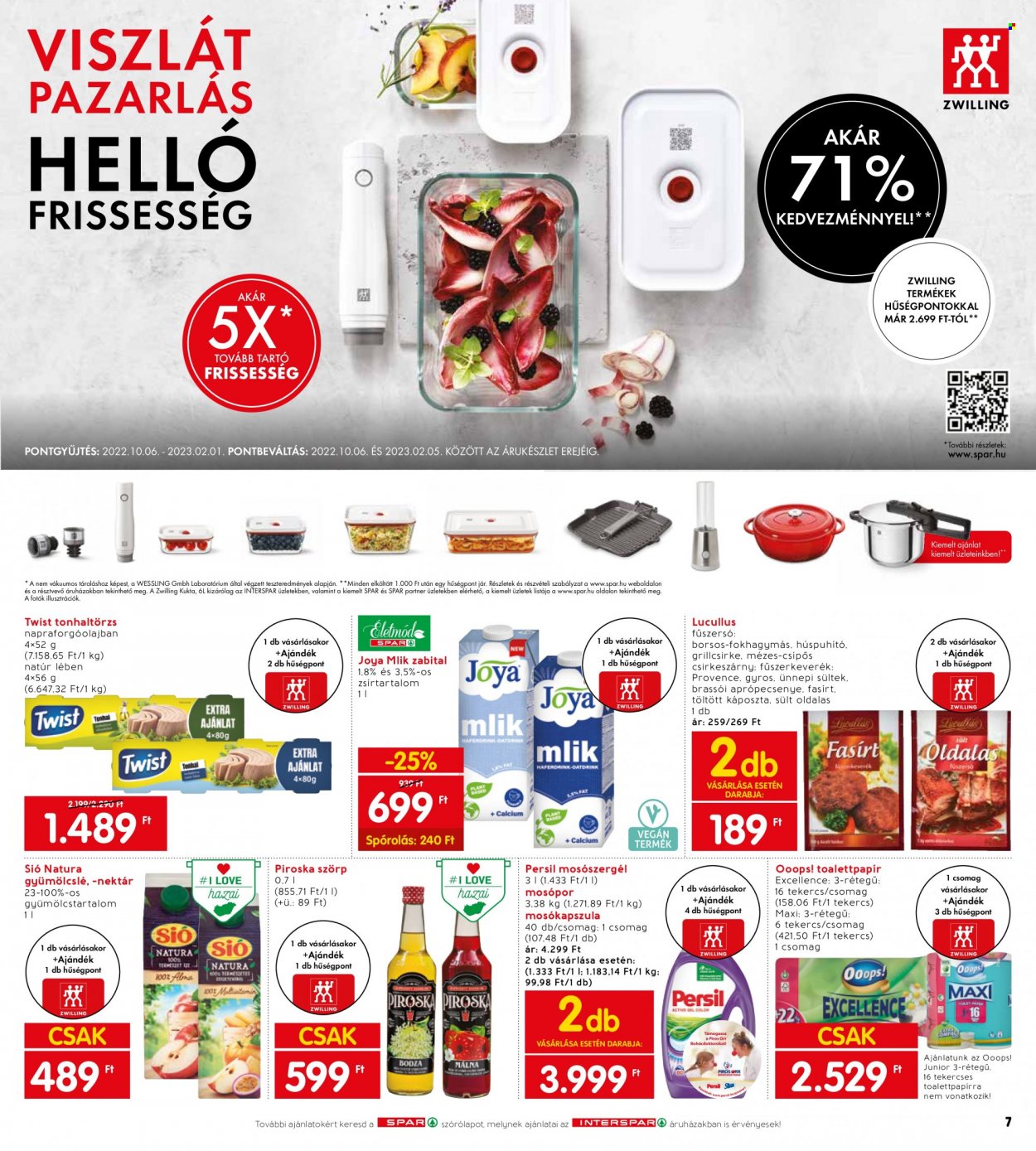 INTERSPAR akciós újságok - 2022.11.03 - 2022.11.09. Oldal 11